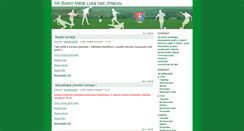 Desktop Screenshot of fotbal-luka.cz